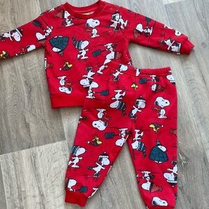 Lined Peanuts Outfit